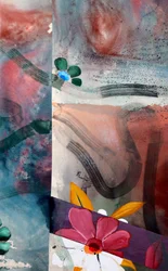 Abstrato floral vibrante