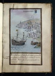 Chegada a Ruão, de uma história das peregrinações das freiras de Syon, compilada em Lisboa no início do século XVII