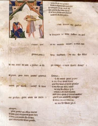 Página 197R Livro de Versos da Ajuda, página 197R, século XIII