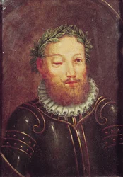 Retrato de Luís Vaz de Camões (c.1524-80) do século XVI ao XVII