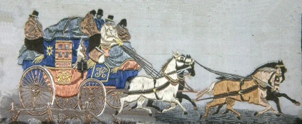 The London & York Royal Mail Coach, Inglaterra, 1879.