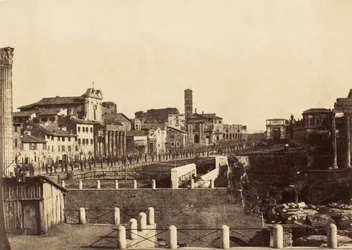O Fórum, Roma, 1853-56.