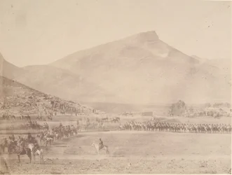 [Partida para a caça Tumba de Khan de Khiva], 1840s-60s.