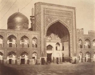 [Portão Principal do Imam Riza, Mashhad, Irã], década de 1850.