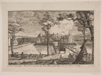 A chegada de Frederik V a Frijsenborg