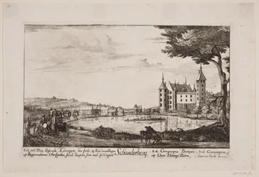 A chegada de Frederik V ao Castelo de Skanderborg