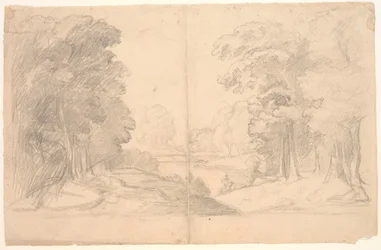 paisagem com árvores
