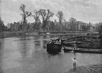 Palácio de Hampton Court, c1896