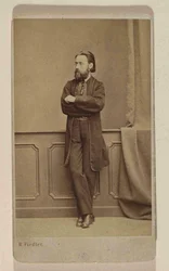 Retrato do compositor Bedrich Smetana, ca 1866.