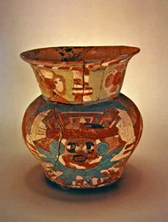Jarra decorada, Cultura Teotihuacan (cerâmica)