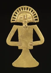 Pingente Figural, c.700-1000 (ouro)
