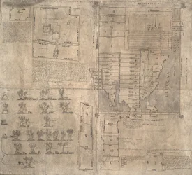 Mapa Asteca Oztoticpac, c.1540