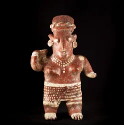 Estatueta feminina / Arte mexicana, Nayarit (terracota)