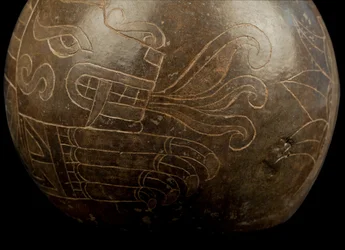 Jarra com pega de estribo / Culture Chavin (terracota)