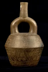 Vaso / Cultura cuspidiana (terracota)