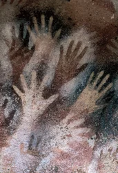 Caverna das Mãos (Cueva de las Manos), Santa Cruz, Argentina, período Neolítico (fresco)