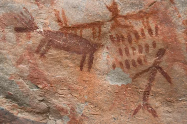 Pintura de caverna, Floresta Nacional de Salmon-Challis (foto)