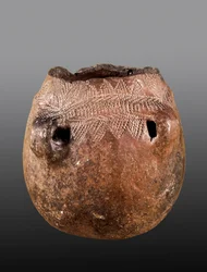 Pré-história: vaso de cerâmica, Neolítico. Proveniente de Cacín
