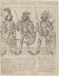 Heitor de Tróia, Alexandre o Grande e Júlio César