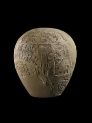 Maça-cabeça do Rei Escorpião, 3100-3000 aC (calcário)