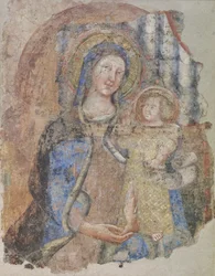 Madona e Menino, primeira metade do século XIV (fresco)