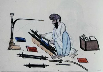 Book-Binder, c.1890 (aquarela sobre papel)