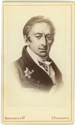 Retrato do autor e historiador Nikolay M. Karamzin 1766-1826