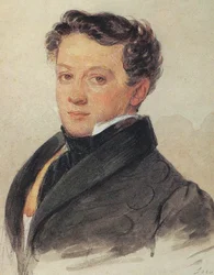 Retrato de Sergey Ivanovich Turgenev 1792-1827, década de 1810