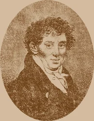 Retrato do compositor e guitarrista Andrei Osipovich Sychra 1773-1850, 1817.