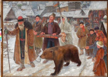 «A canção dos skomorokhi» - Artistas ambulantes e apresentadores de ursos na Rússia (1886-1923)