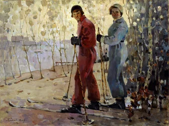 Os esquiadores