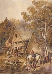 Os caçadores, 1863