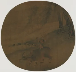 Menino em um búfalo, dinastia Ming, século XVI-XVII.