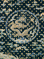 Uniforme cerimonial da rara guarda imperial, período Qianlong - Jiaqing