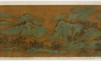 Montanhas da Primavera, 1644-1911 (tinta e cor na seda)