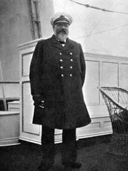 O piloto durante a viagem norueguesa de iates reais de 1904 1908.