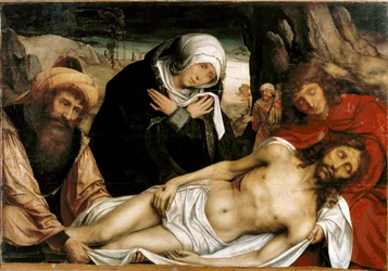 Pintura de Pieta de Quentin Metsys (1466-1530) Gaeta, Museu Diocesano