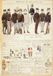 Variações uniformes do Reino da Itália, placa de cor por Quinto Cenni