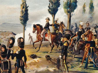Victor Emmanuel II na Batalha de Custódia, 24 de junho