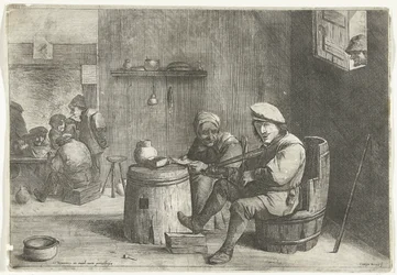 O violinista num bar