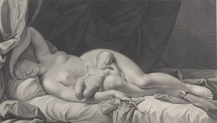 Vênus adormecida com Cupido no colo, 1783.