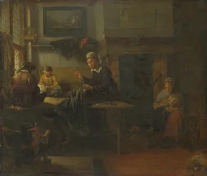 Interior de uma alfaiataria, c. 1660
