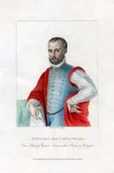 Niccolò Maquiavel, filósofo político renascentista italiano.