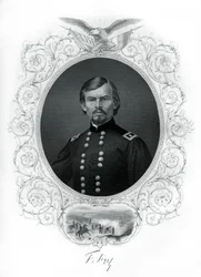 General Franz Sigel, general da União na Guerra Civil Americana, 1862-1867.