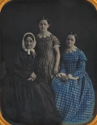 Retrato sem título de três mulheres, 1860.