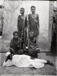 Guerreiros Maasai (impressão em gelatina prateada)