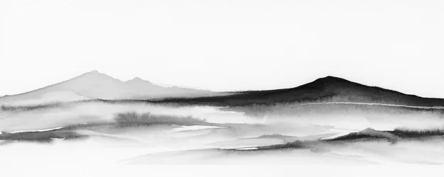 Paisagem da Montanha Ennevoada