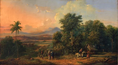 Floresta e Casa dos Nativos, 1860.