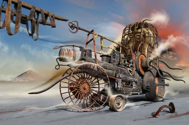 Máquina Steampunk do Deserto