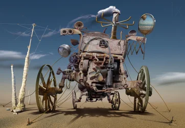 Máquina Steampunk do Deserto